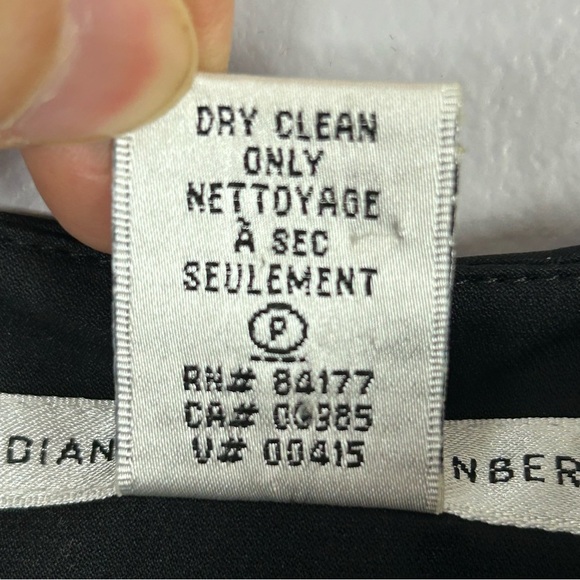 Diane von Furstenberg Elegant Black Adalina Dress Size 6 - Picture 7 of 12